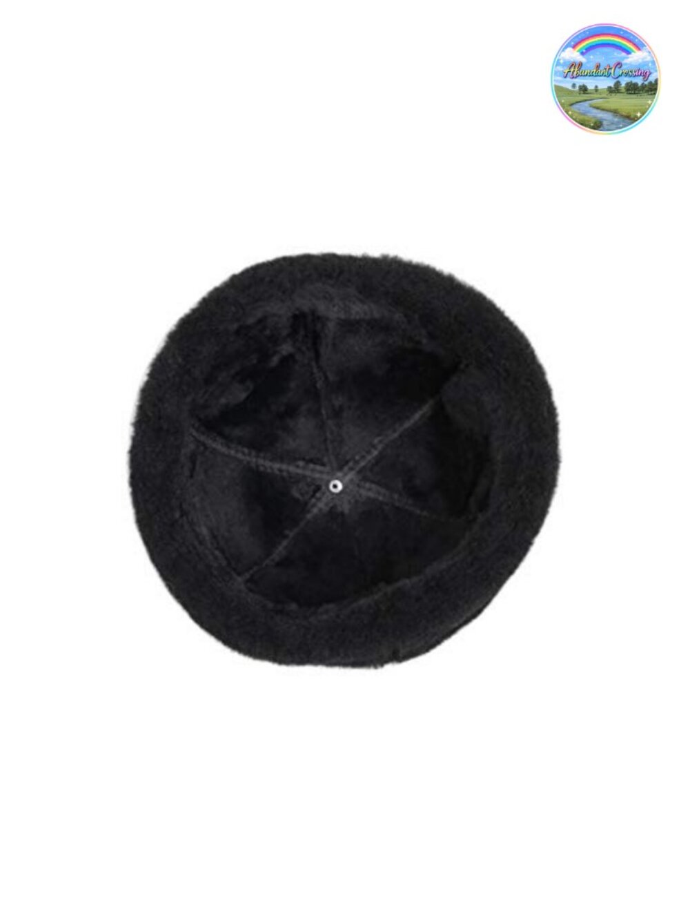 Unisex Shearling Sheepskin Winter Fur Beanie Hat Warm Cozy